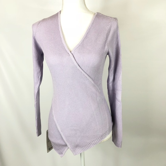 NWT Lululemon Wrap It Back Sweater Lilac Lavender - Picture 8 of 8